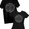 T-shirt: Mr. Meeple - 50 Shapes of Meeple (Black) - 4X-Large