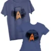 T-shirt: Mr. Meeple - Star Trek Meeple (Denim Blue) - Large