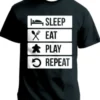 T-shirt: Mr. Meeple - To Do List (Black) - 5X-Large