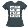 T-shirt: Mr. Meeple - To Do List (Grey) - Woman's X-Large