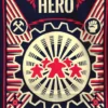 T-shirt: Mr. Meeple - Working Class Hero Meeple (Navy) - Woman's Small