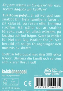 Tvärtomspelet - Familjens Favorit!