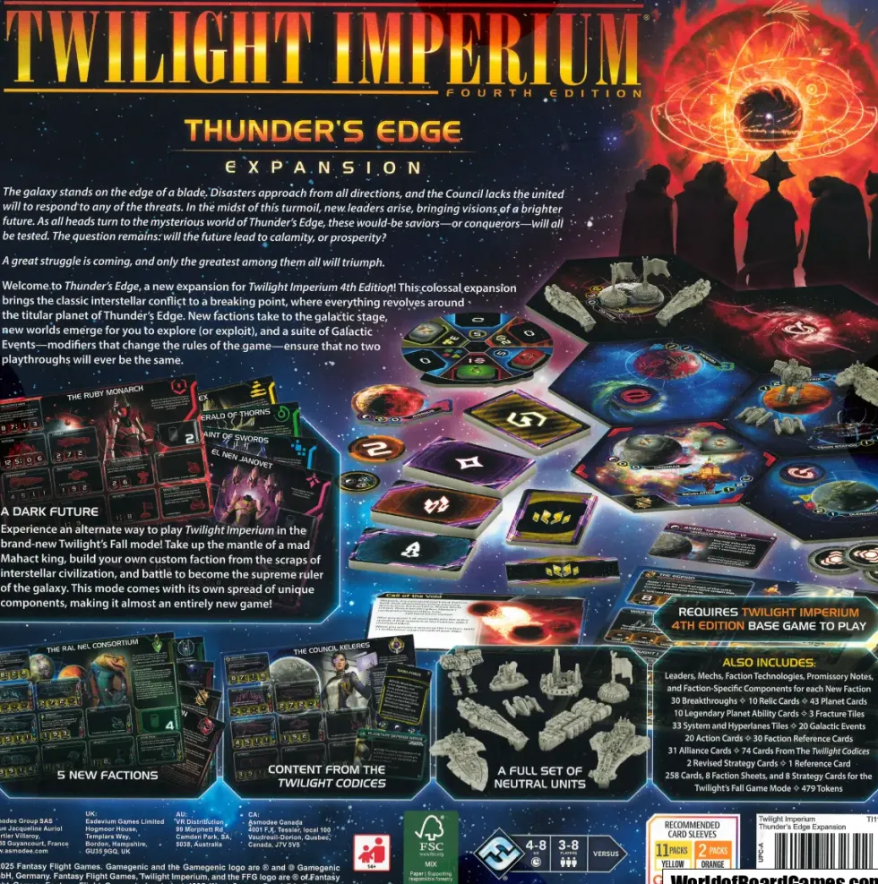 Twilight Imperium (Fourth Edition): Thunder's Edge (Exp.)