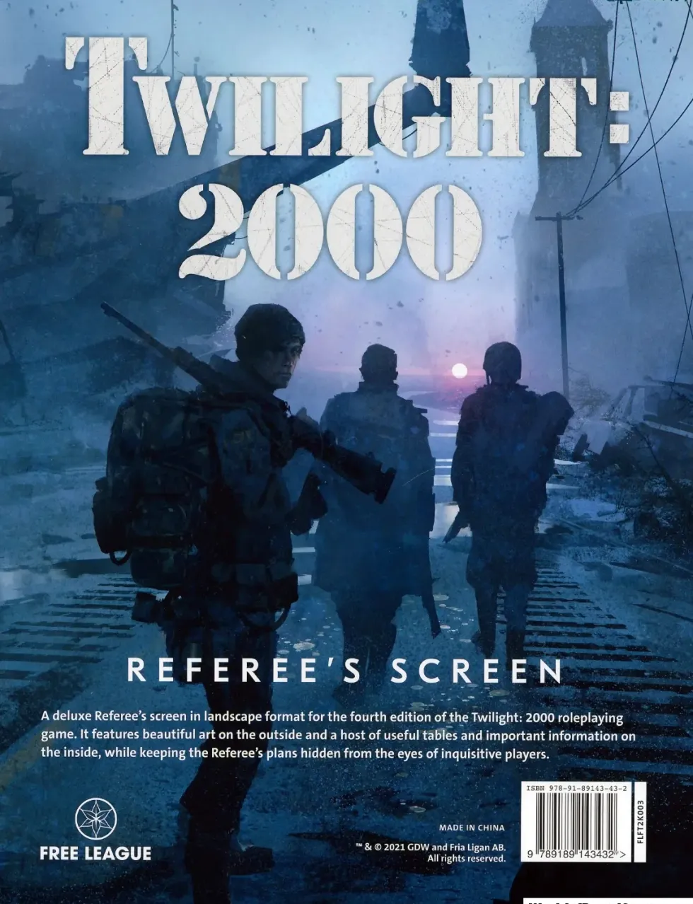 Twilight: 2000 RPG - Referee Screen (Exp.)