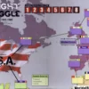 Twilight Struggle Deluxe Mounted Mapboard