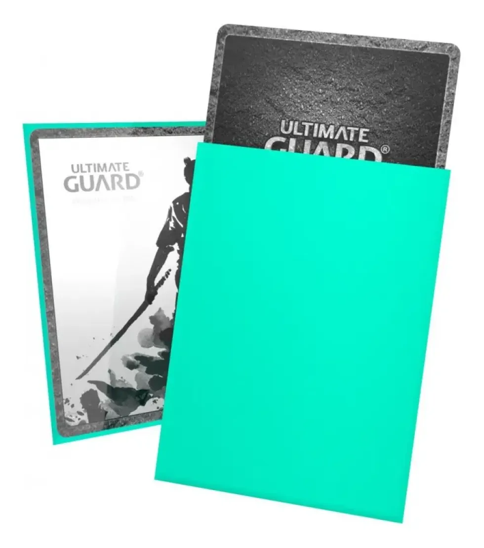 Ultimate Guard Katana Sleeves Standard Size Turquoise (100) (66 x 91 mm)