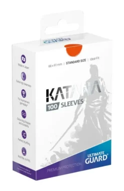 Ultimate Guard Katana Sleeves Standard Size Orange (100) (66 x 91 mm)