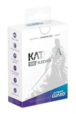 Ultimate Guard Katana Sleeves Standard Size White (100) (66 x 91 mm)