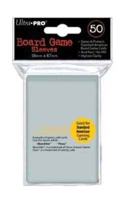 Ultra Pro: Board Game Sleeves Standard American (56 x 87 mm) - 50 st
