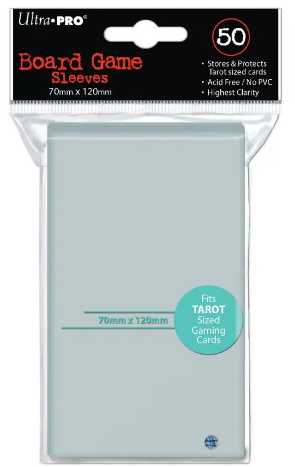 Ultra Pro: Board Game Sleeves Tarot (70 x 120 mm) - 50 st