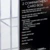 Ultra Pro: 2-Compartment Clear Card Box