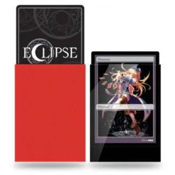 Ultra Pro: Eclipse Gloss Small Sleeves: Apple Red (62 x 89 mm) - 60 st