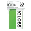 Ultra Pro: Eclipse Gloss Small Sleeves: Lime Green (62 x 89 mm) - 60 st