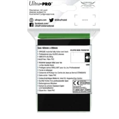 Ultra Pro: Eclipse Gloss Small Sleeves: Lime Green (62 x 89 mm) - 60 st