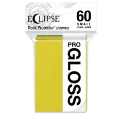 Ultra Pro: Eclipse Gloss Small Sleeves: Lemon Yellow (62 x 89 mm) - 60 st