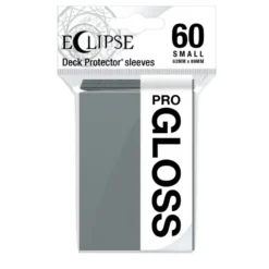 Ultra Pro: Eclipse Gloss Small Sleeves: Smoke Grey (62 x 89 mm) - 60 st