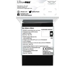 Ultra Pro: Eclipse Gloss Small Sleeves: Smoke Grey (62 x 89 mm) - 60 st