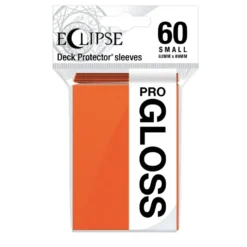 Ultra Pro: Eclipse Gloss Small Sleeves: Pumpkin Orange (62 x 89 mm) - 60 st