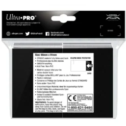 Ultra Pro: Eclipse Gloss Standard Sleeves: Arctic White (66 x 91 mm) - 100 st