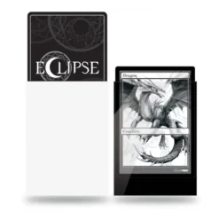 Ultra Pro: Eclipse Gloss Standard Sleeves: Arctic White (66 x 91 mm) - 100 st
