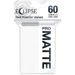 Ultra Pro: Eclipse Matte Small Sleeves: Arctic White (62 x 89 mm) - 60 st