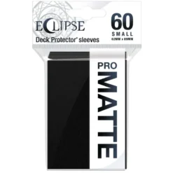 Ultra Pro: Eclipse Matte Small Sleeves: Jet Black (62 x 89 mm) - 60 st