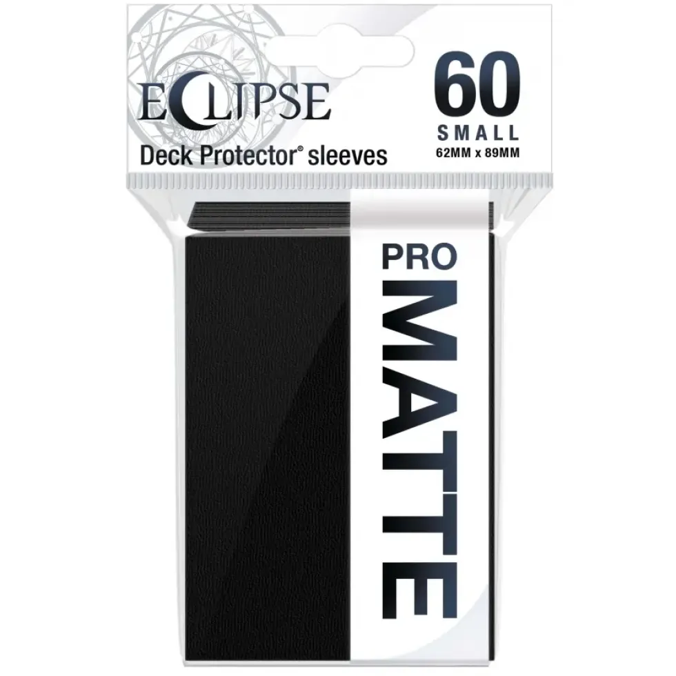 Ultra Pro: Eclipse Matte Small Sleeves: Jet Black (62 x 89 mm) - 60 st