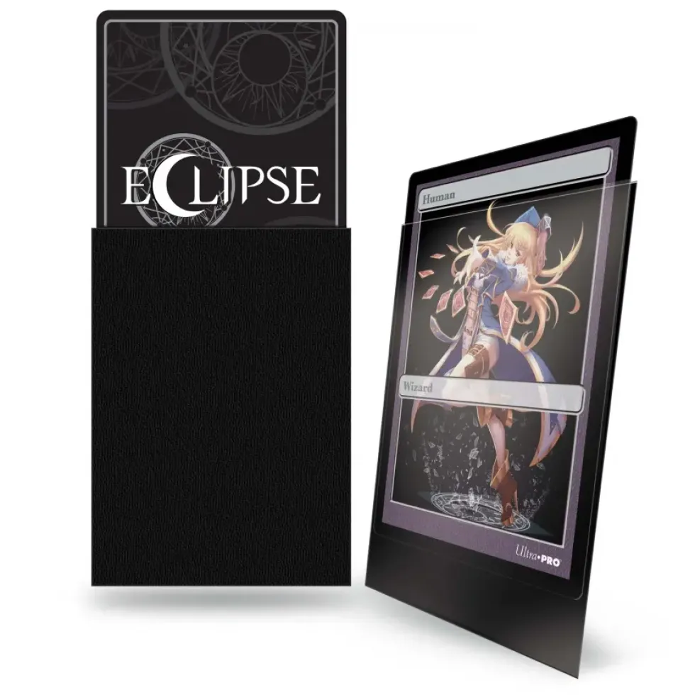 Ultra Pro: Eclipse Matte Small Sleeves: Jet Black (62 x 89 mm) - 60 st