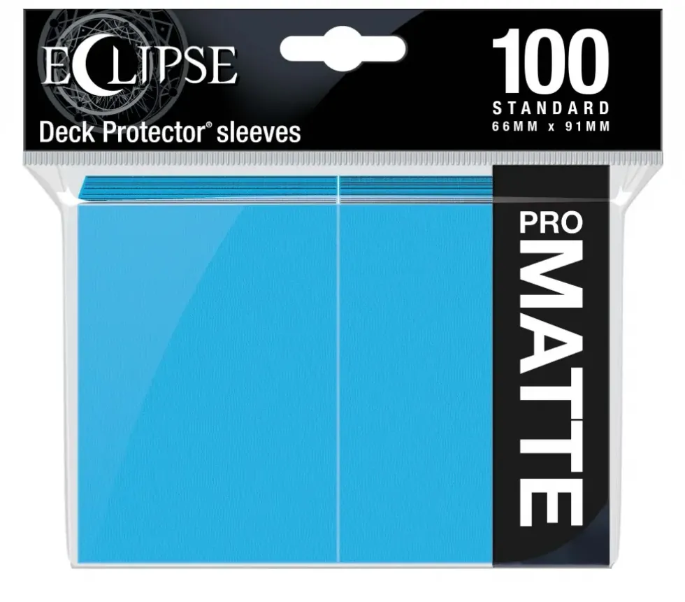 Ultra Pro: Eclipse Matte Standard Sleeves: Sky Blue (66 x 91 mm) - 100 st