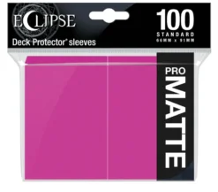 Ultra Pro: Eclipse Matte Standard Sleeves: Hot Pink (66 x 91 mm) - 100 st