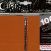 Ultra Pro: Eclipse Matte Standard Sleeves (Gamla sorten) - Pumpkin Orange (66 x 91 mm) - 100 st