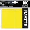Ultra Pro: Eclipse Matte Standard Sleeves: Lemon Yellow (66 x 91 mm) - 100 st