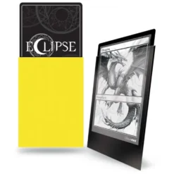 Ultra Pro: Eclipse Matte Standard Sleeves: Lemon Yellow (66 x 91 mm) - 100 st