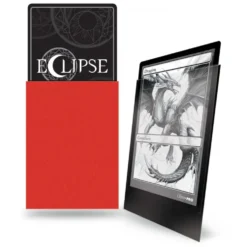 Ultra Pro: Eclipse Matte Standard Sleeves: Apple Red (66 x 91 mm) - 100 st