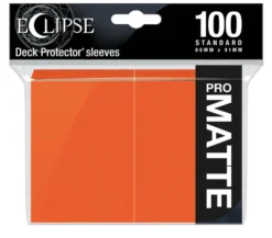 Ultra Pro: Eclipse Matte Standard Sleeves: Pumpkin Orange (66 x 91 mm) - 100 st