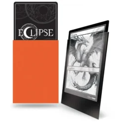 Ultra Pro: Eclipse Matte Standard Sleeves: Pumpkin Orange (66 x 91 mm) - 100 st