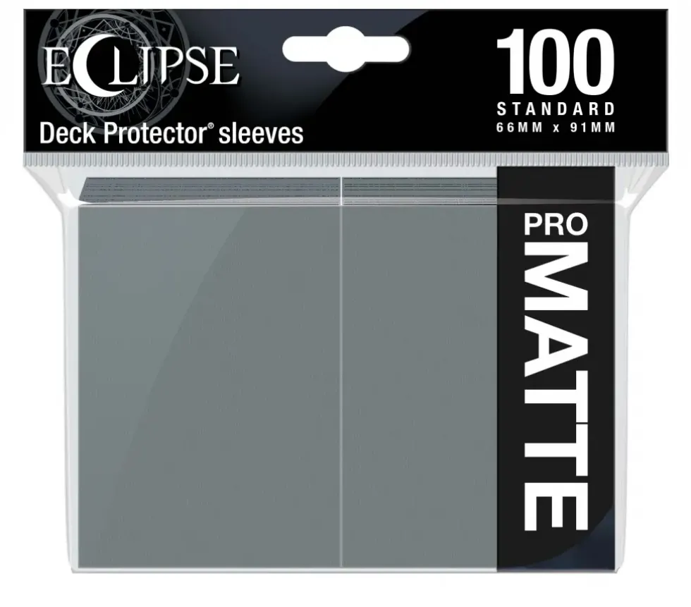 Ultra Pro: Eclipse Matte Standard Sleeves: Smoke Grey (66 x 91 mm) - 100 st