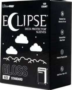 Ultra Pro: Gloss Eclipse Standard Deck Protector Sleeves - Arctic White (63.5 x 89 mm) - 105 st
