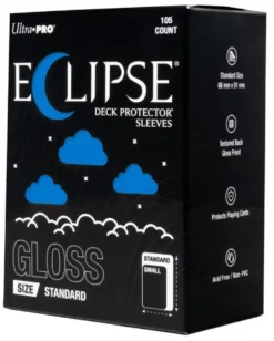 Ultra Pro: Gloss Eclipse Standard Deck Protector Sleeves - Pacific Blue (63.5 x 89 mm) - 105 st