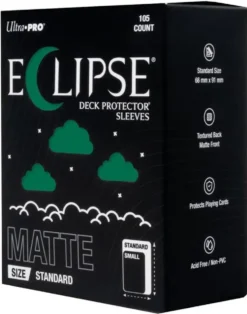 Ultra Pro: Matte Eclipse Standard Deck Protector Sleeves - Forest Green (63.5 x 89 mm) - 105 st