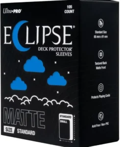 Ultra Pro: Matte Eclipse Standard Deck Protector Sleeves - Pacific Blue (63.5 x 89 mm) - 105 st