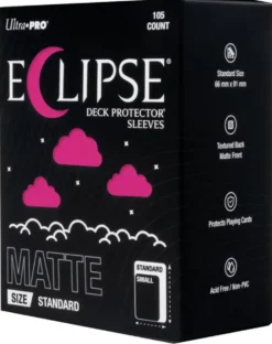 Ultra Pro: Matte Eclipse Standard Deck Protector Sleeves - Hot Pink (63.5 x 89 mm) - 105 st