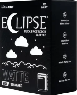 Ultra Pro: Matte Eclipse Standard Deck Protector Sleeves - Arctic White (63.5 x 89 mm) - 105 st