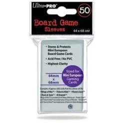 Ultra Pro: Mini European Board Game Sleeves (44 x 68 mm) - 50 st