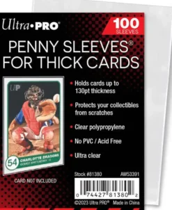 Ultra Pro: Penny Sleeves for Thick Cards (63 x 88 mm) (100 st)