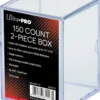 Ultra Pro: 2-Piece 150 Count Clear Card Storage Box