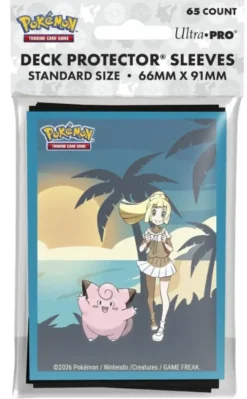 Ultra Pro: Pokémon Standard Deck Protector Sleeves - Lillie and Clefairy (65 ct)