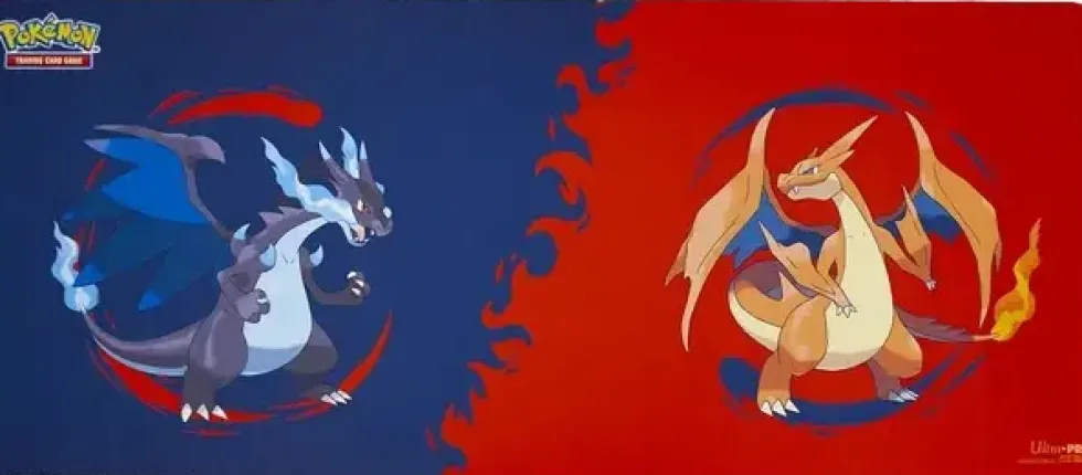 Ultra Pro: Pokémon XL Playmat - Mega Charizard X & Y (183 x 76 cm)
