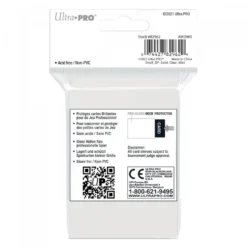 Ultra Pro: PRO-Gloss 60ct Small Deck Protector sleeves: Clear (62 x 89 mm)