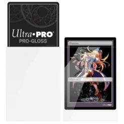Ultra Pro: PRO-Gloss 60ct Small Deck Protector sleeves: White (62 x 89 mm)
